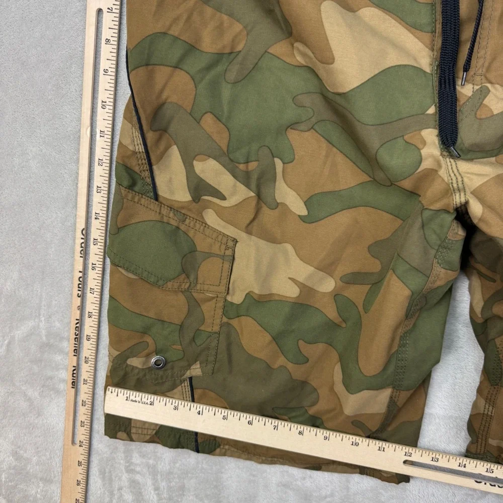 Aeropostale 87 Swim Surf Board Shorts Mens Medium Green Camo‎ Trunks Cargo